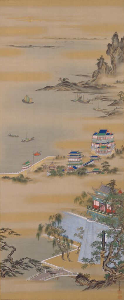 General Guan Yu and Landscape
