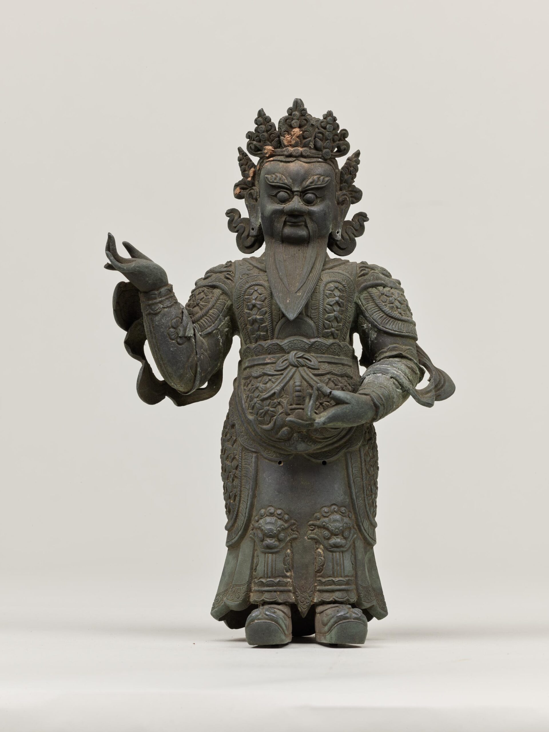 Original Japanese: 四天王立像のうち広目天 AI Translation: Standing Kōmokuten, One of the Four Heavenly Kings