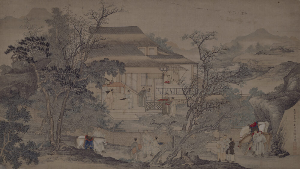 Emperor Liu Bei's Visit to Zhuge Kongming