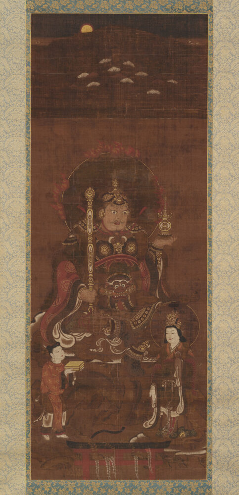 Kasuga Shrine Mandala with the Deity Bishamon Ten (Vaiśravaṇa), (J., Kasuga Bishamonten Mandara)