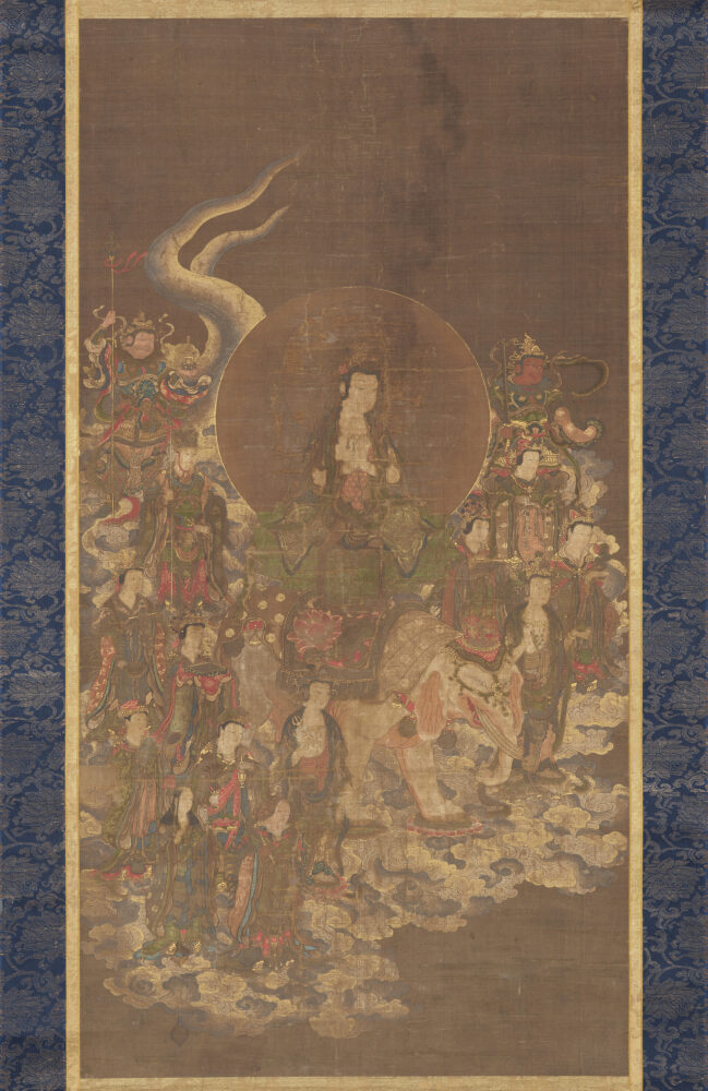 Fugen (Samantabhadra) and Ten Rasetsunyo (Rākṣasis)
