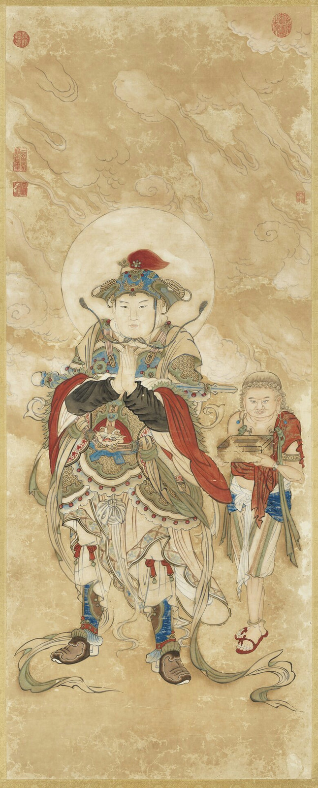 After a Sung Painting of a Heavenly King