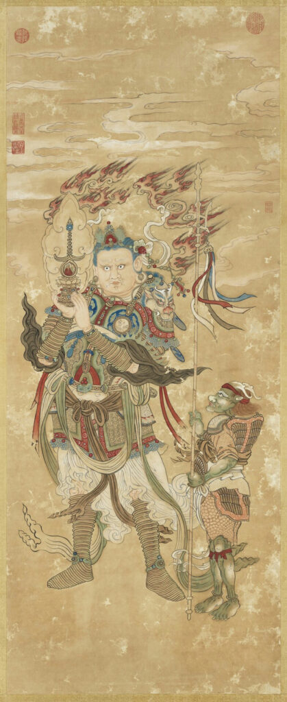 After a Sung Painting of a Heavenly King