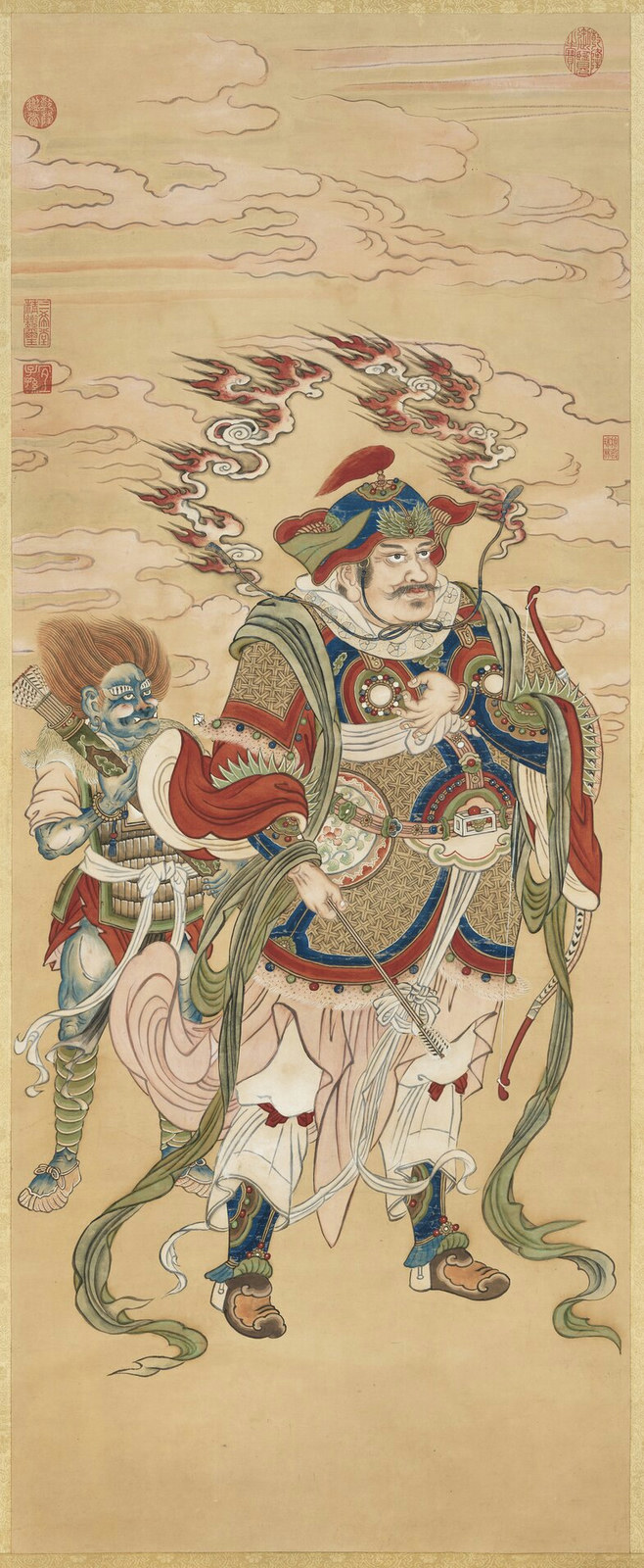 After a Sung Painting of a Heavenly King (Devarāja)