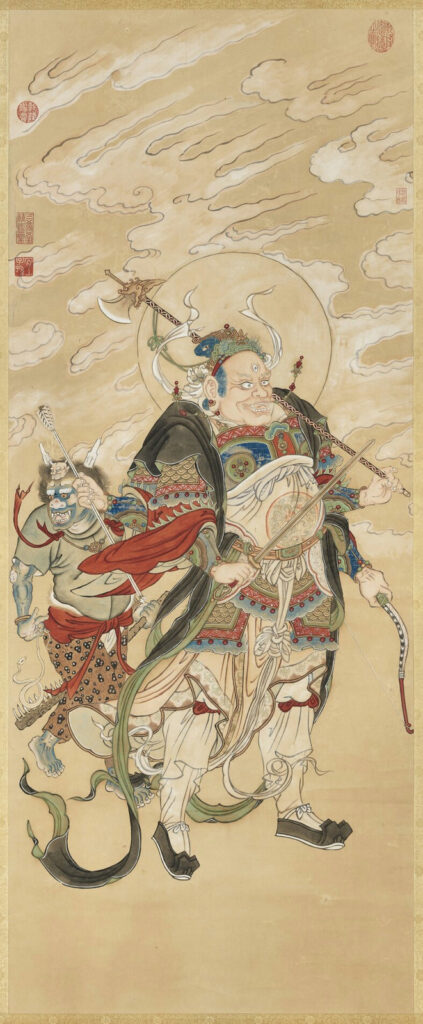 After a Sung Painting of a Heavenly King