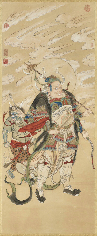 After a Sung Painting of a Heavenly King