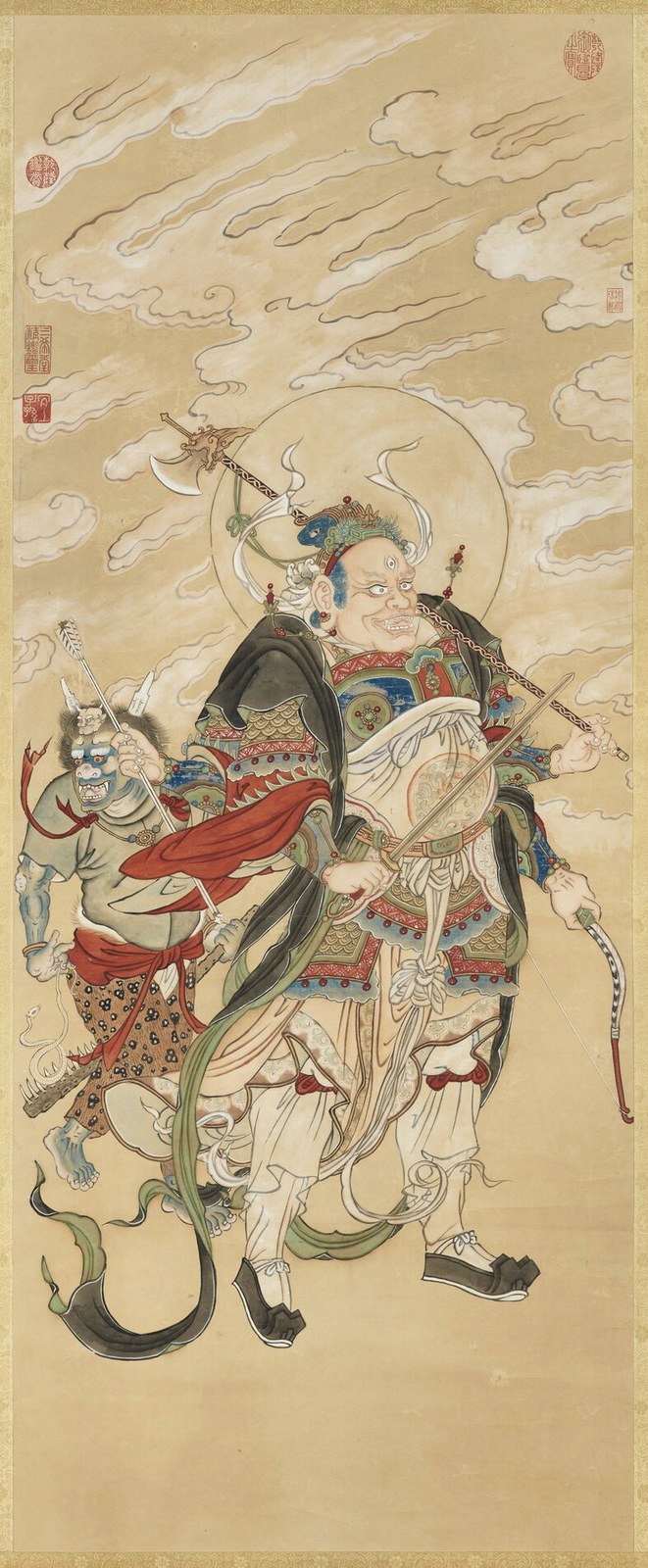 After a Sung Painting of a Heavenly King