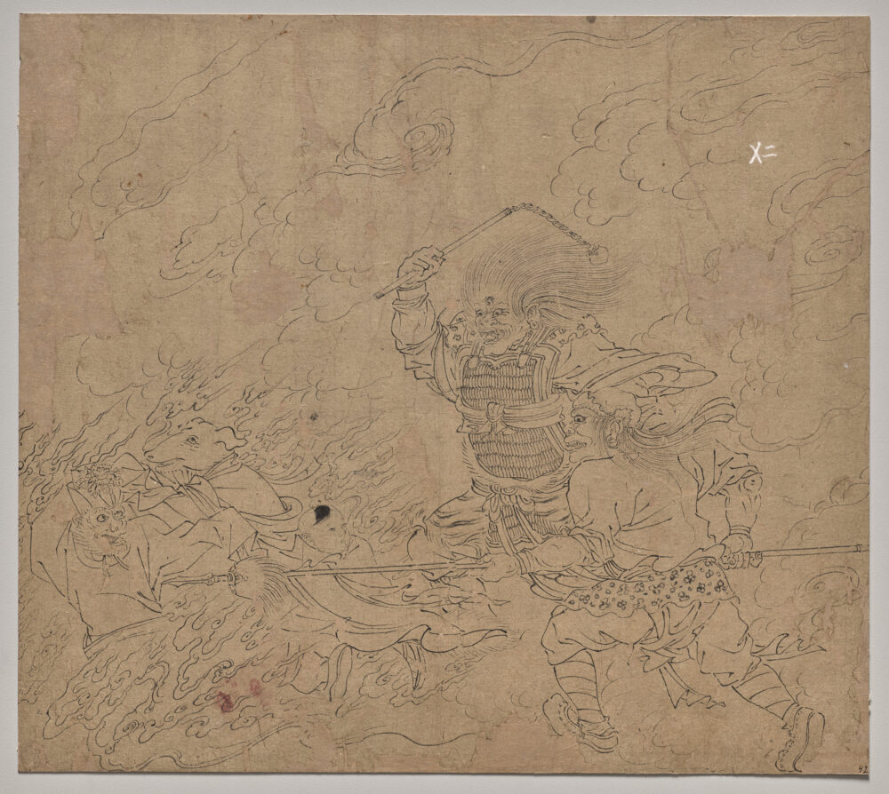 Album of Daoist and Buddhist Themes: Search the Mountain: Leaf 42