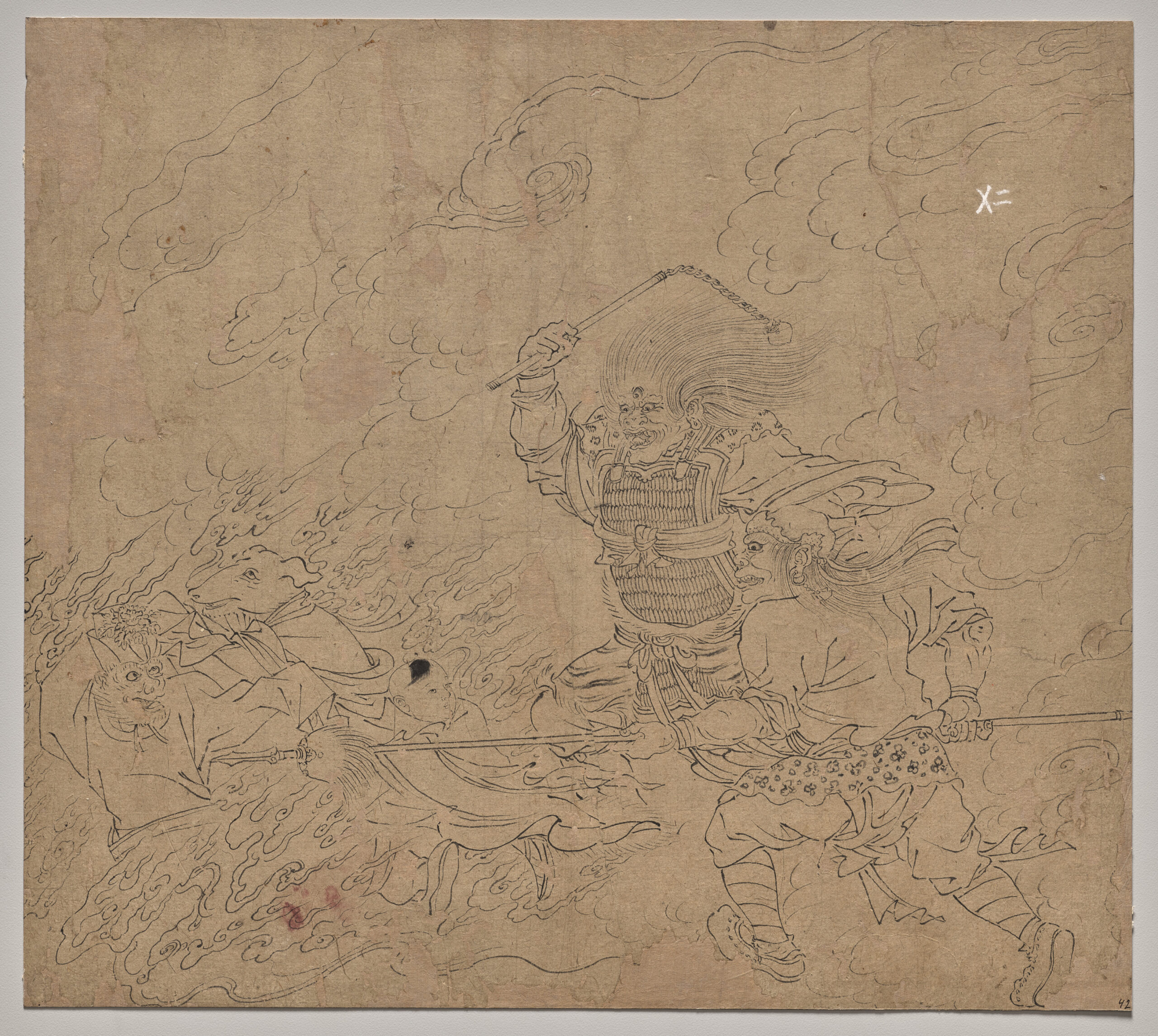 Album of Daoist and Buddhist Themes: Search the Mountain: Leaf 42