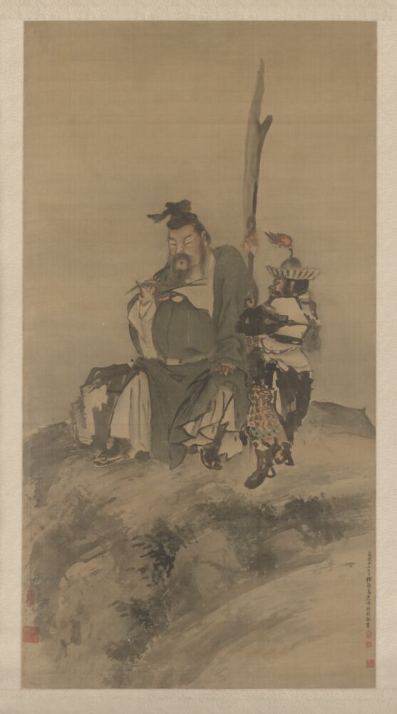 Chinese: 《高其佩画关羽像轴》