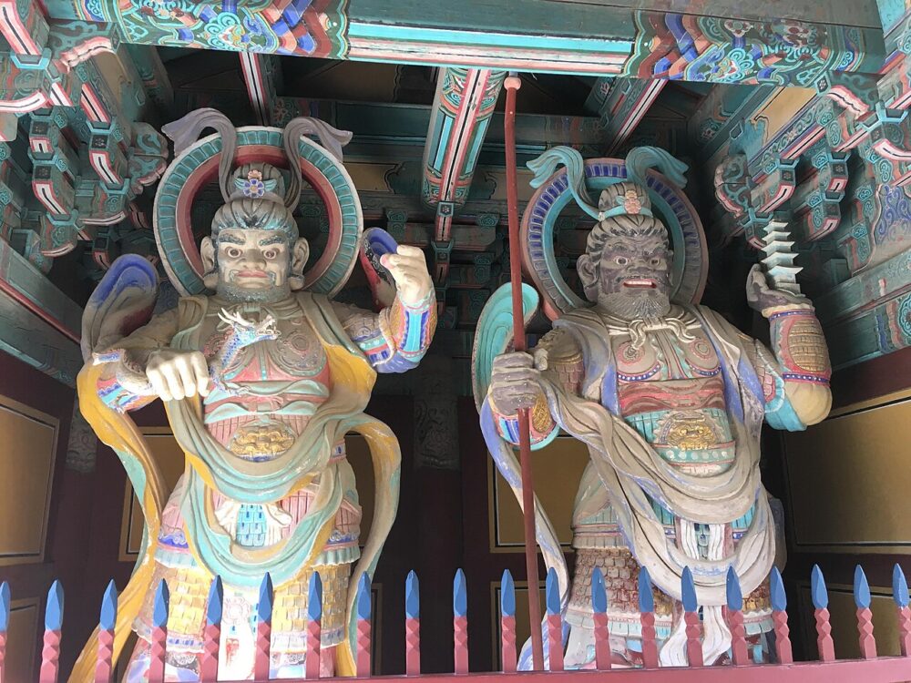 Guardians in the Cheonwangmun at Bulguksa 1