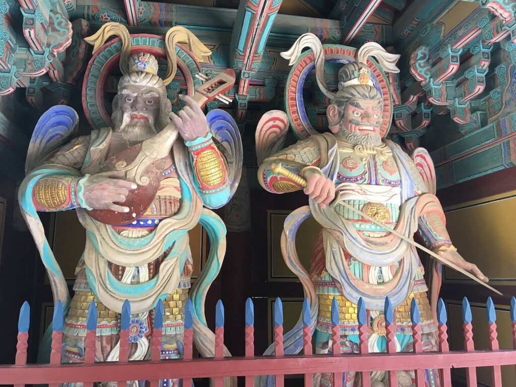 Guardians in the Cheonwangmun at Bulguksa 2