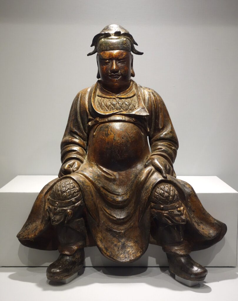 Guanyu, the God of War, China, Ming dynasty, 1564, bronze with lacquer and gilding - Asian Art Museum - San Francisco, CA - DSC07554