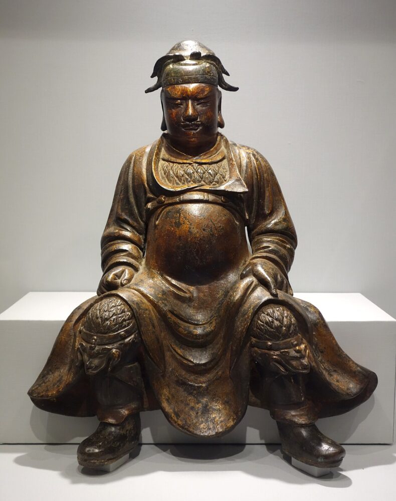 Guanyu, the God of War, China, Ming dynasty, 1564, bronze with lacquer and gilding - Asian Art Museum - San Francisco, CA - DSC07554
