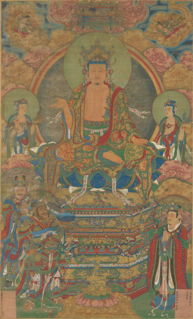 Chinese: 《明人如来佛像图轴》