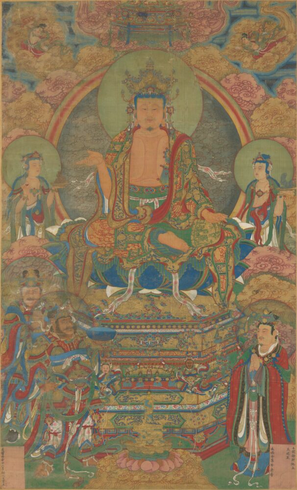 Chinese: 《明人如来佛像图轴》