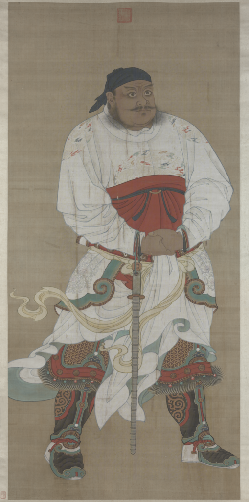 Chinese: 《明人画张飞像轴》