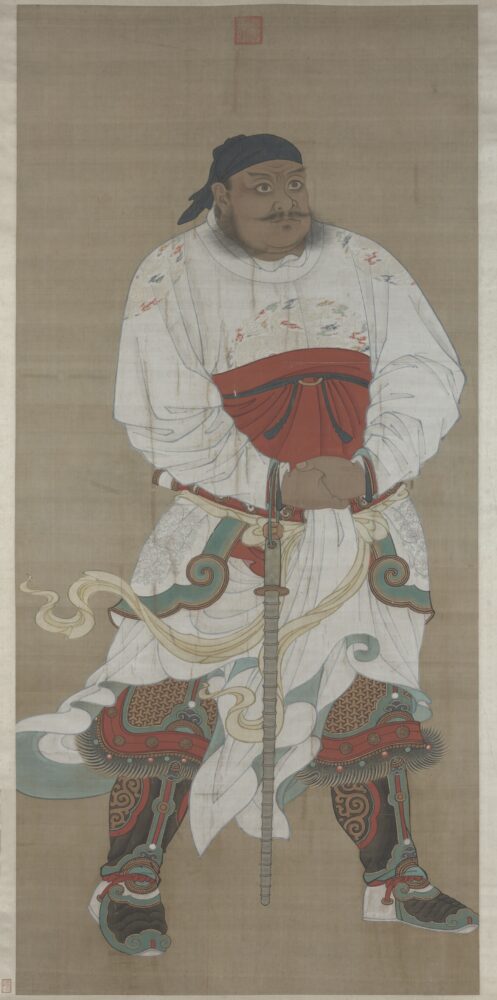 Chinese: 《明人画张飞像轴》